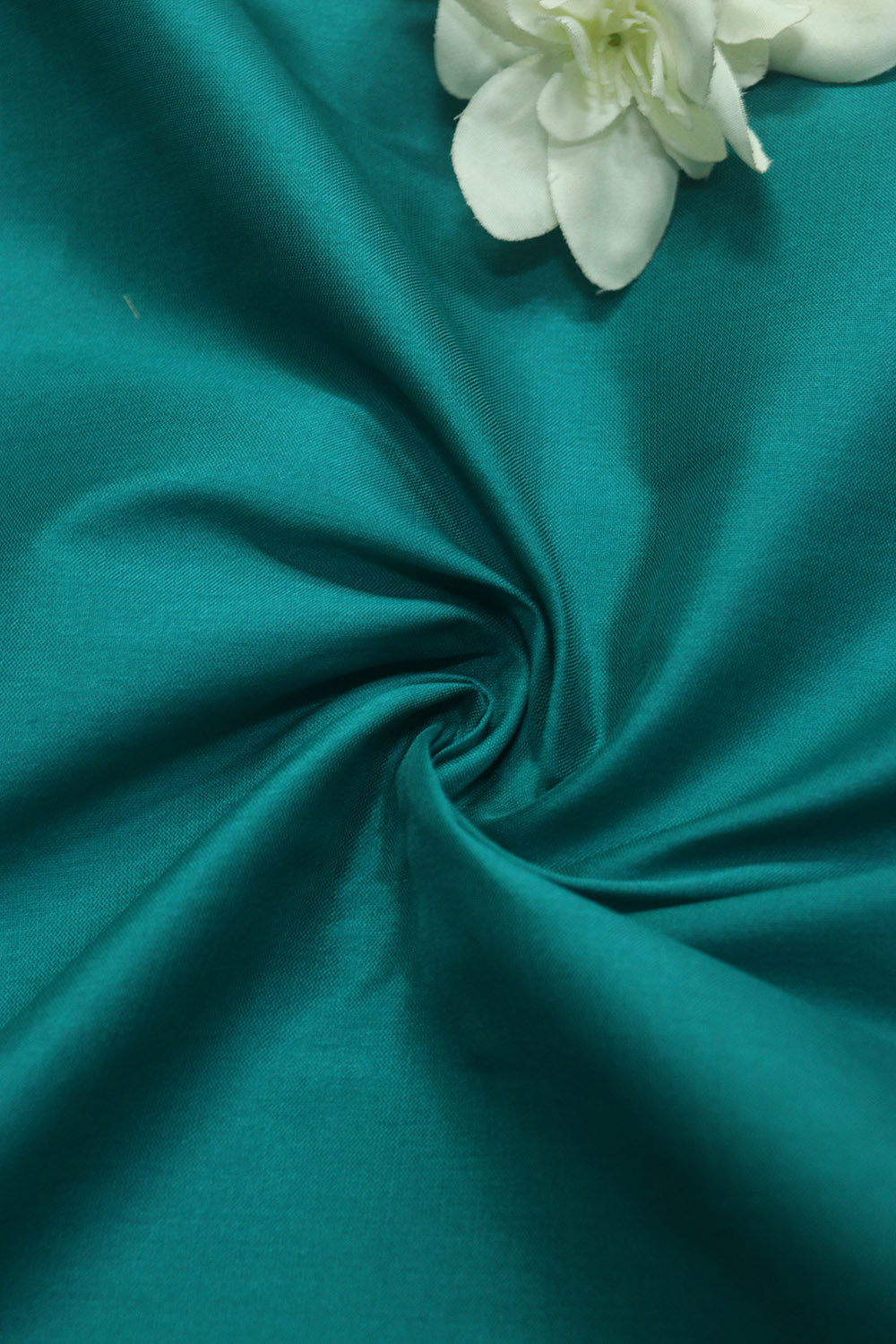 Blue Plain Silk Fabric ( 1 Mtr ) - Luxurion World