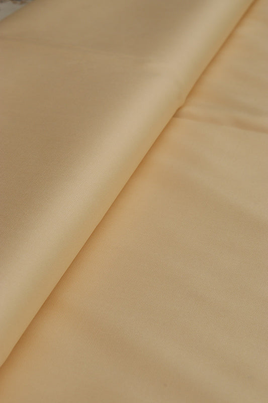 Cream Plain Silk Fabric ( 1.5 Mtr ) - Luxurion World
