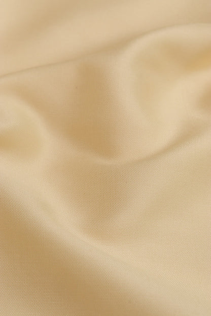 Cream Plain Silk Fabric ( 1.5 Mtr ) - Luxurion World