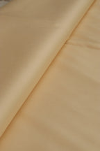 Cream Plain Silk Fabric ( 0.5 Mtr ) - Luxurion World