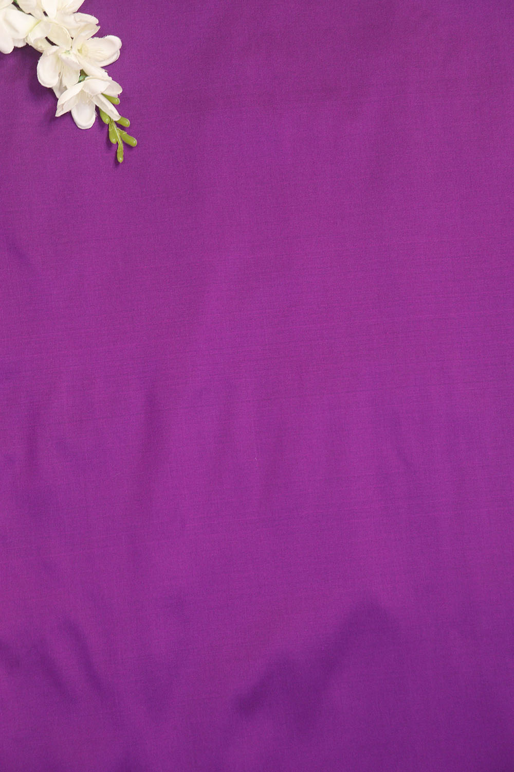 Purple Plain Silk Fabric ( 1 Mtr ) - Luxurion World