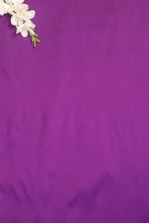 Purple Plain Silk Fabric ( 1 Mtr ) - Luxurion World