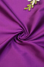 Purple Plain Silk Fabric ( 1 Mtr ) - Luxurion World