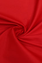 Red Plain Silk Fabric ( 1 Mtr ) - Luxurion World