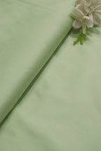 Pista Green Plain Silk Fabric ( 1 Mtr ) - Luxurion World