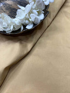 Golden Plain Silk Fabric ( 0.5 Mtr ) - Luxurion World
