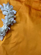 Yellow Plain Silk Fabric ( 1 Mtr ) - Luxurion World