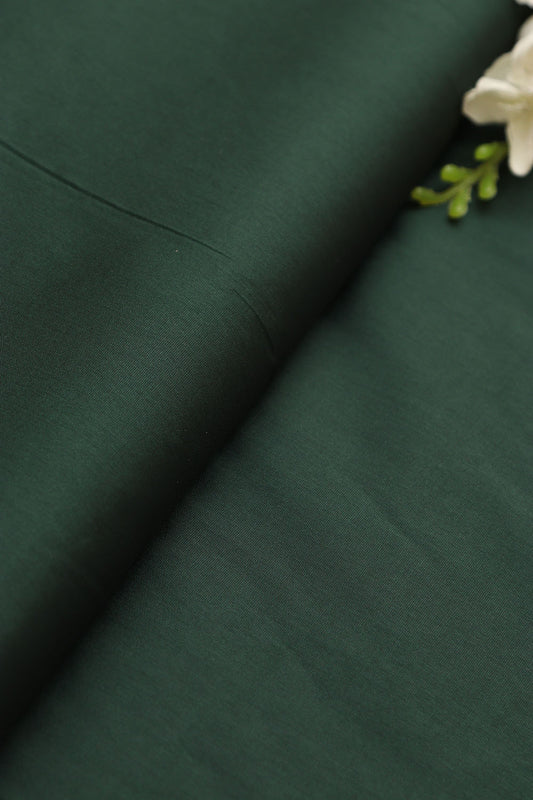 Green Plain Silk Fabric ( 1 Mtr )