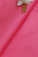 Pink Plain Silk Fabric ( 1 Mtr ) - Luxurion World