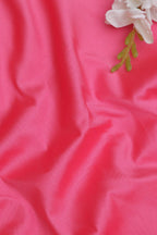 Pink Plain Silk Fabric ( 1 Mtr ) - Luxurion World