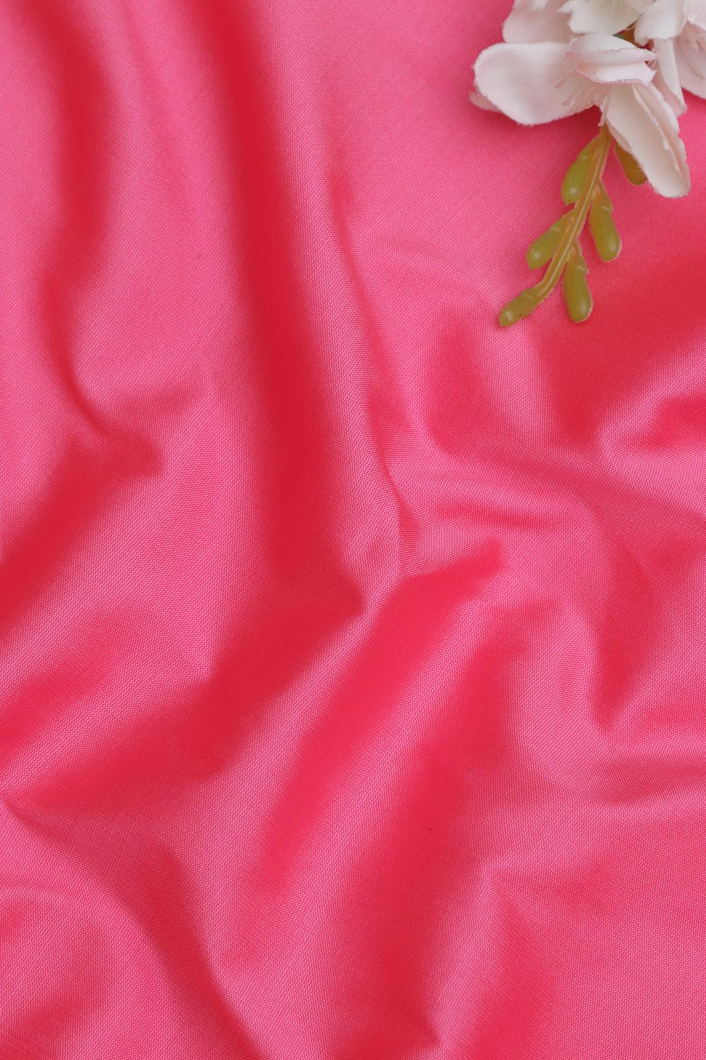 Pink Plain Silk Fabric ( 1 Mtr ) - Luxurion World
