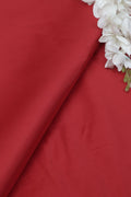 Vibrant Red Plain Silk Fabric ( 1 Mtr ) - Luxurion World