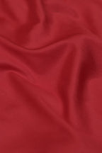 Vibrant Red Plain Silk Fabric ( 1 Mtr ) - Luxurion World