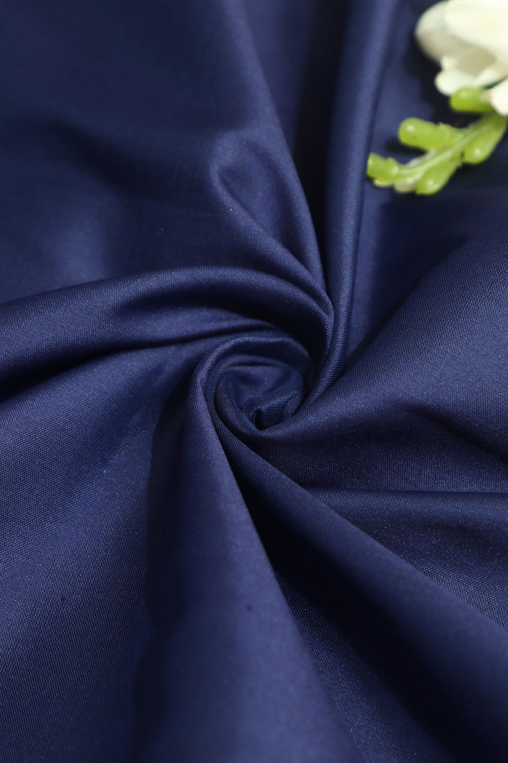 Blue Plain Silk Fabric ( 1 Mtr ) - Luxurion World