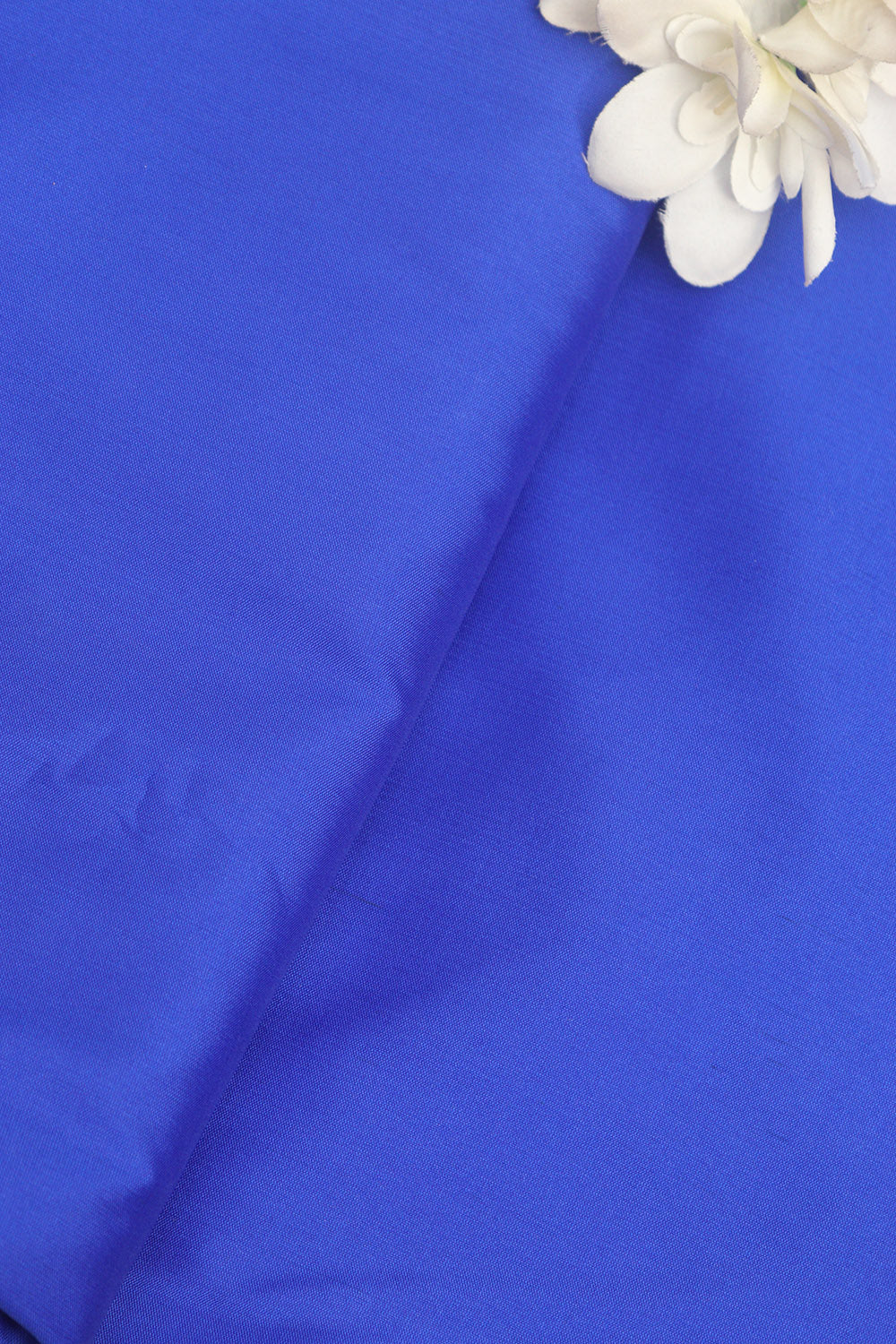 Blue Plain Silk Fabric ( 1 Mtr ) - Luxurion World