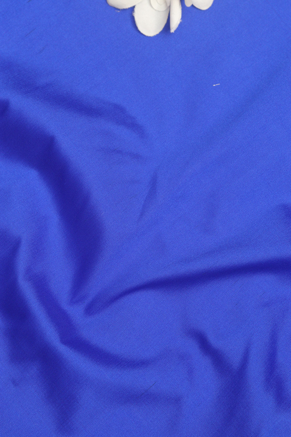 Blue Plain Silk Fabric ( 1 Mtr ) - Luxurion World