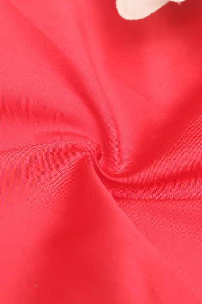 Reddish Pink Silk Fabric - 1 Mtr - Luxurion World