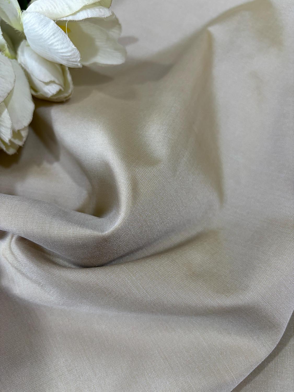 Pastel Plain Silk Fabric ( 1 Mtr ) - Luxurion World