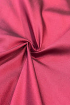 Maroon Plain Silk Fabric ( 1 Mtr ) - Luxurion World