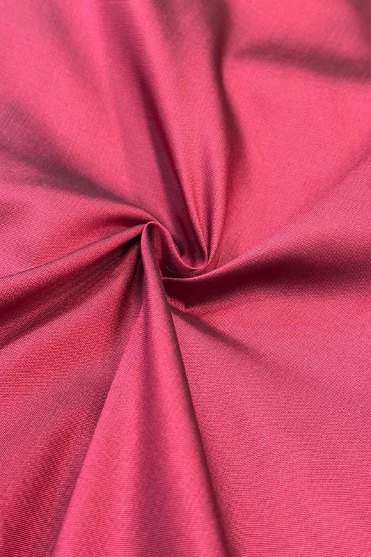 Maroon Plain Silk Fabric ( 1 Mtr ) - Luxurion World