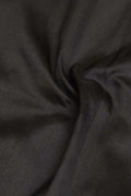 Classic Black Plain Silk Fabric ( 1 Mtr ) - Luxurion World