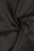 Classic Black Plain Silk Fabric ( 1 Mtr ) - Luxurion World