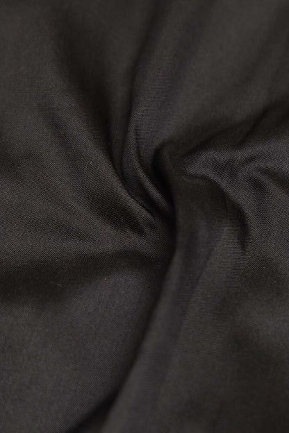 Classic Black Plain Silk Fabric ( 1 Mtr ) - Luxurion World