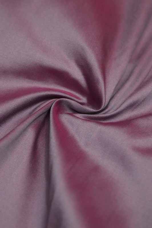 Luxurious Purple Plain Silk Fabric ( 1 Mtr ) - Luxurion World