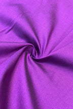 Luxurious Purple Plain Silk Fabric ( 1 Mtr ) - Luxurion World