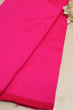 Soft Pink Plain Silk Fabric ( 1 Mtr ) - Luxurion World