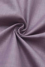 Purple Plain Linen Cotton Fabric ( 1 Mtr ) - Luxurion World