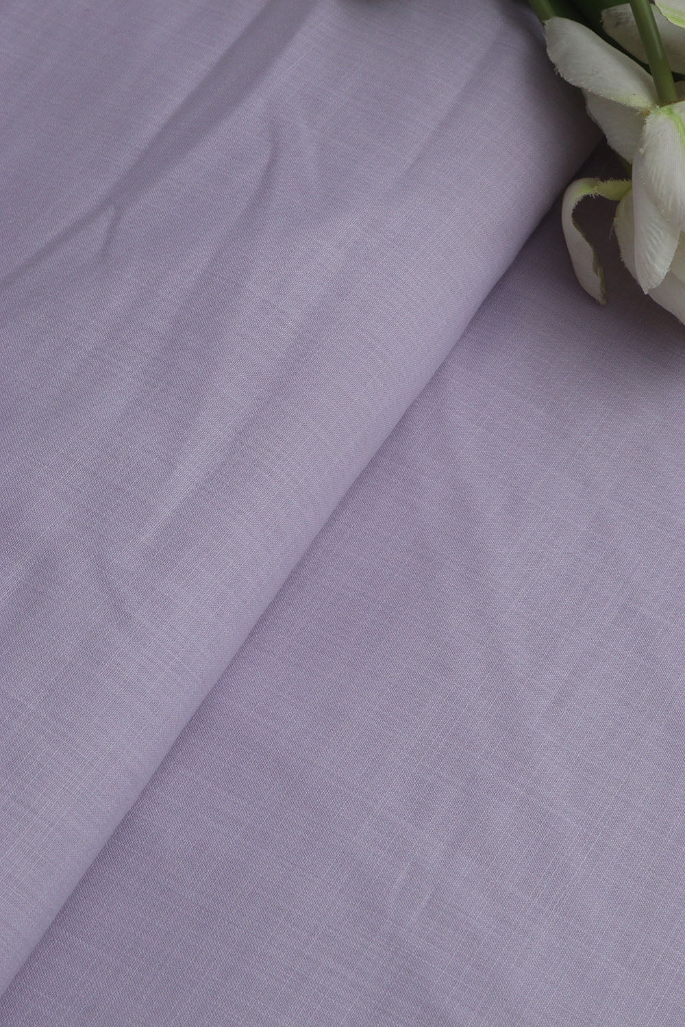 Purple Plain Linen Cotton Fabric ( 1 Mtr ) - Luxurion World