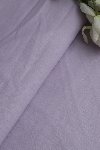 Purple Plain Linen Cotton Fabric ( 1 Mtr ) - Luxurion World