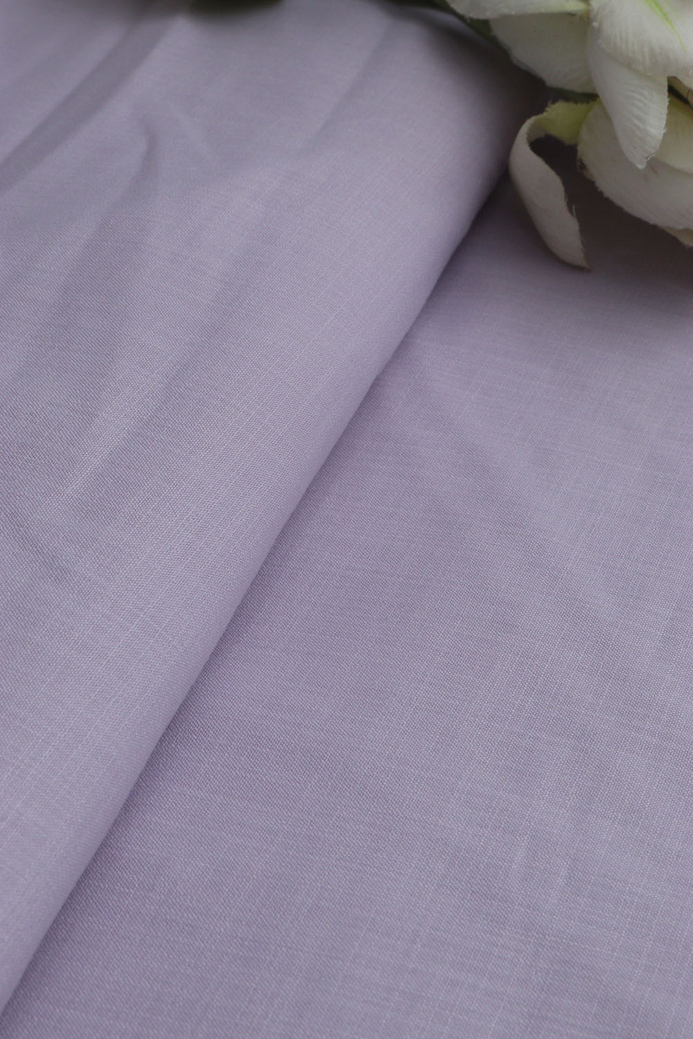 Purple Plain Linen Cotton Fabric ( 1 Mtr ) - Luxurion World