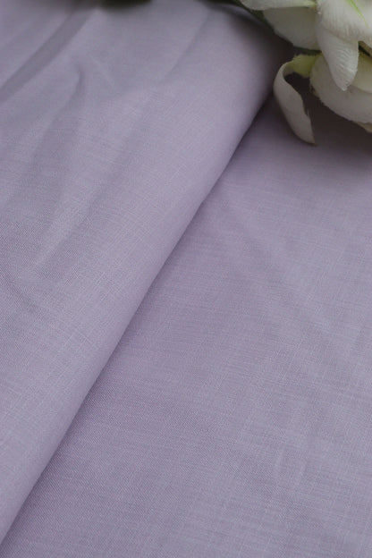 Purple Plain Linen Cotton Fabric ( 1 Mtr ) - Luxurion World