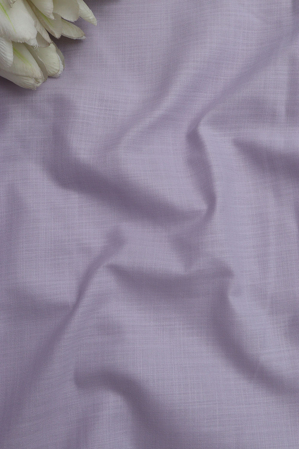 Purple Plain Linen Cotton Fabric ( 1 Mtr ) - Luxurion World