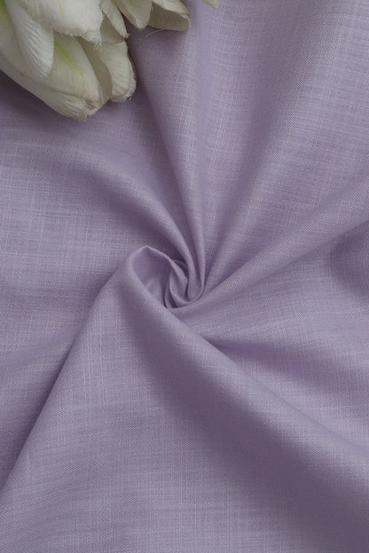 Purple Plain Linen Cotton Fabric ( 1 Mtr ) - Luxurion World