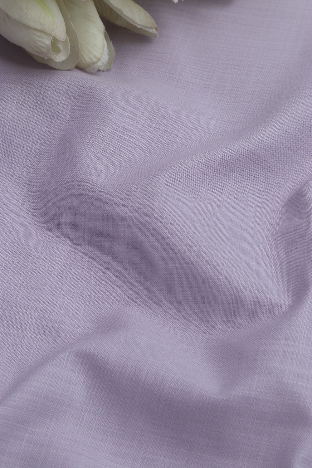 Purple Plain Linen Cotton Fabric ( 1 Mtr ) - Luxurion World