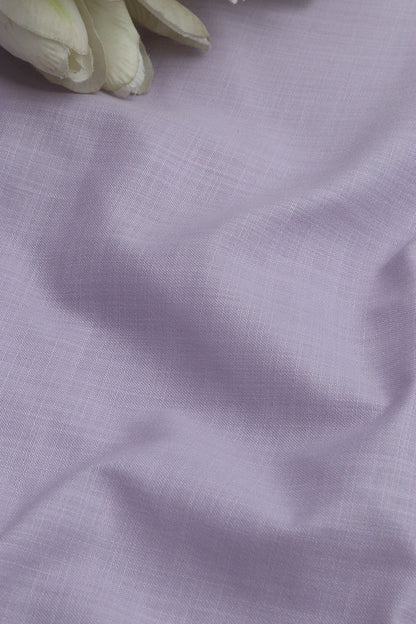 Purple Plain Linen Cotton Fabric ( 1 Mtr ) - Luxurion World