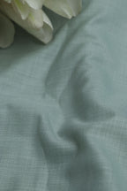 Green Plain Linen Cotton Fabric ( 1 Mtr ) - Luxurion World