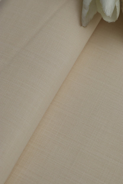 Soft and Stylish Pastel Plain Linen Cotton Fabric ( 1 Mtr ) - Luxurion World