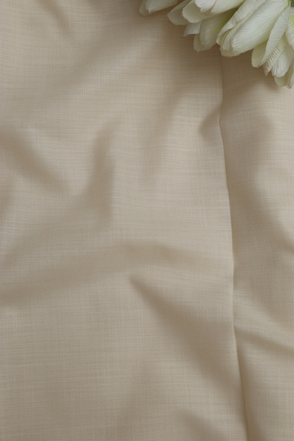Soft and Stylish Pastel Plain Linen Cotton Fabric ( 1 Mtr ) - Luxurion World
