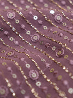 Onion Pink Georgette Fabric: Trendy and Chic (1 Mtr) - Luxurion World