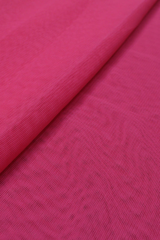 Get Stylish with Pink Trendy Net Fabric - 1 Mtr Length