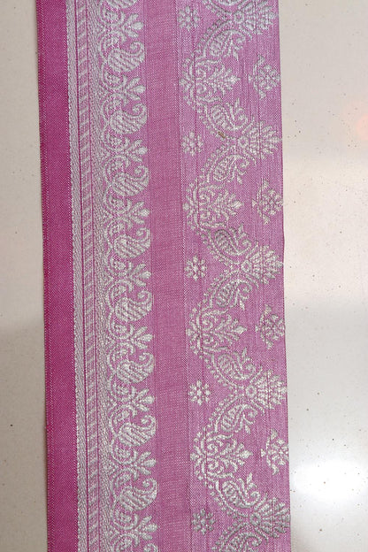 Pretty in Pink: Banarasi Silk Lace ( 1 Mtr )