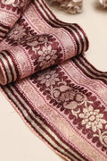 Pink Banarasi Handloom Vintage Pure Silk Border Lace ( 1 Mtr ) - Luxurion World