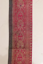 Pink Banarasi Handloom Vintage Pure Silk Border Lace ( 1 Mtr ) - Luxurion World