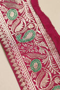 Pink Banarasi Silk Vintage Handloom Borders - Luxurion World