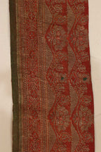 Orange Banarasi Silk Vintage Handloom Borders - Luxurion World
