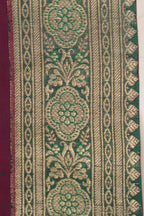 Green Banarasi Silk Vintage Handloom Borders (1 Mtr) - Luxurion World